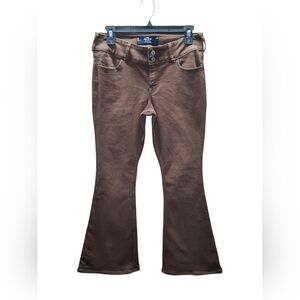 Brown LOW RISE  Flare Jeans 8R- W29R